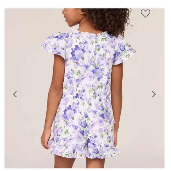 Janie and Jack The Petal Perfect Romper - Picture 3 of 6